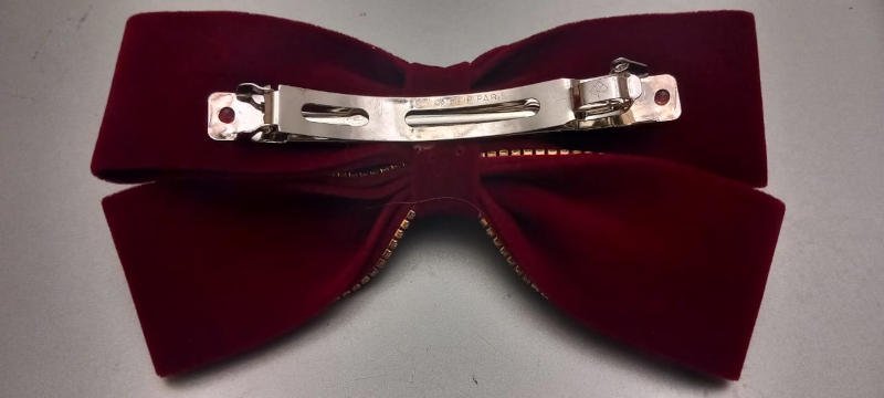 Barrette strass rouge – Image 2