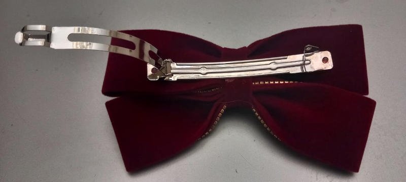 Barrette strass rouge – Image 3