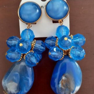 Boucles d'oreilles bleues - Marion Godard