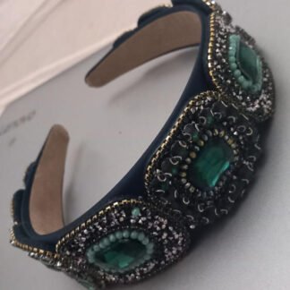 Serre)tête grand carré vert